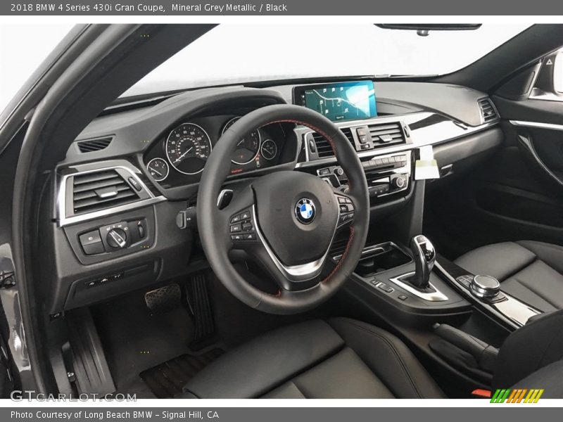 Mineral Grey Metallic / Black 2018 BMW 4 Series 430i Gran Coupe