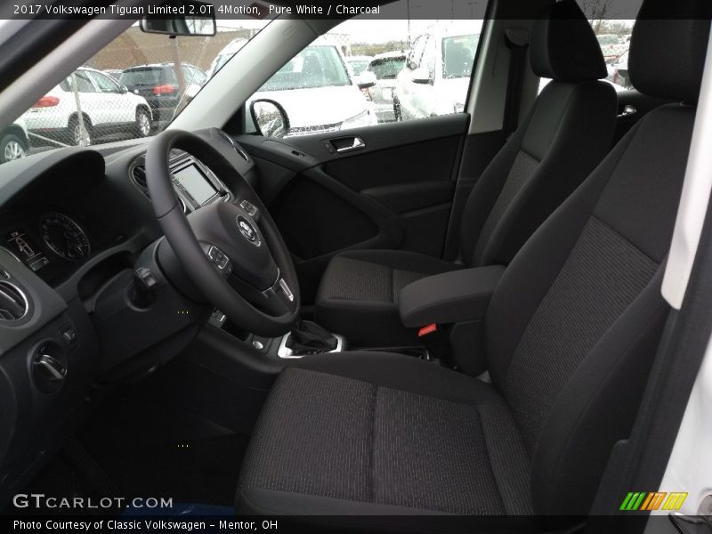 Pure White / Charcoal 2017 Volkswagen Tiguan Limited 2.0T 4Motion