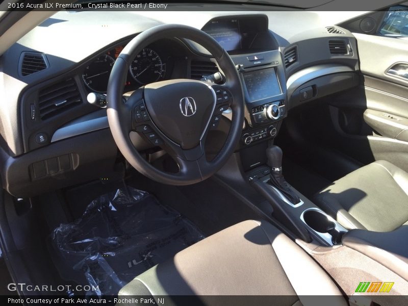 Crystal Black Pearl / Ebony 2016 Acura ILX Premium