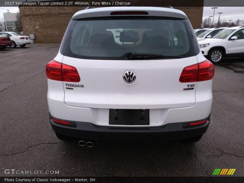 Pure White / Charcoal 2017 Volkswagen Tiguan Limited 2.0T 4Motion