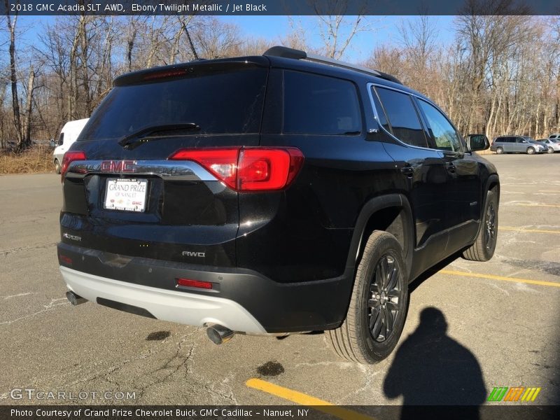 Ebony Twilight Metallic / Jet Black 2018 GMC Acadia SLT AWD