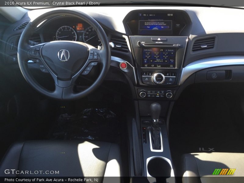 Crystal Black Pearl / Ebony 2016 Acura ILX Premium
