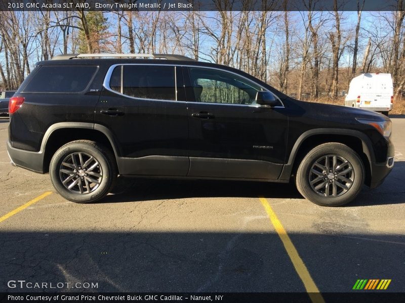 Ebony Twilight Metallic / Jet Black 2018 GMC Acadia SLT AWD