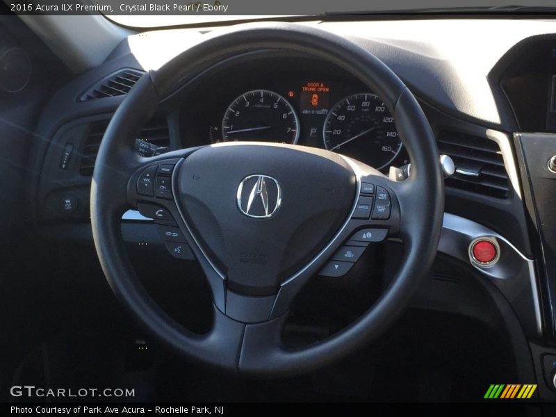 Crystal Black Pearl / Ebony 2016 Acura ILX Premium