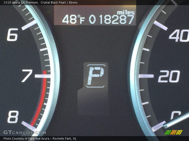 Crystal Black Pearl / Ebony 2016 Acura ILX Premium