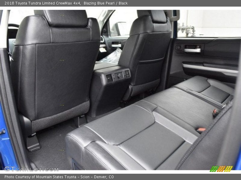 Blazing Blue Pearl / Black 2018 Toyota Tundra Limited CrewMax 4x4