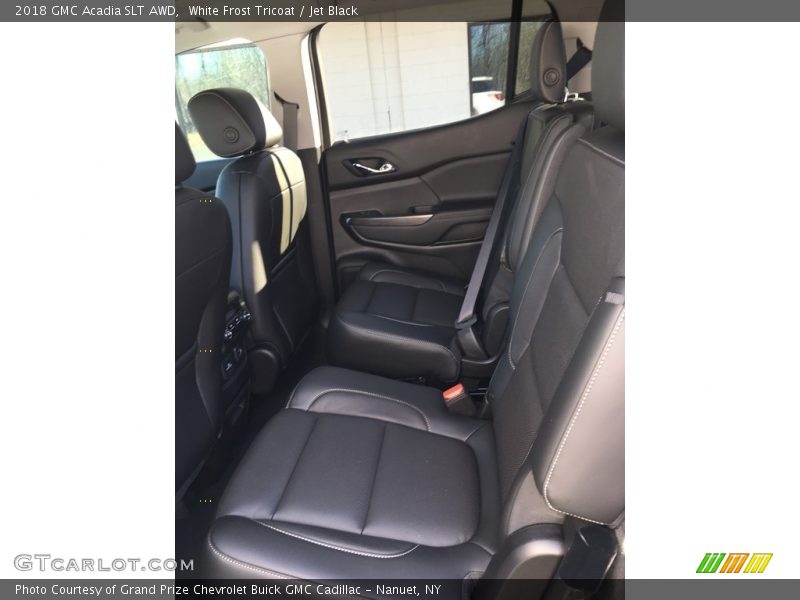 White Frost Tricoat / Jet Black 2018 GMC Acadia SLT AWD