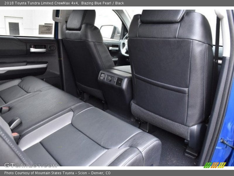 Blazing Blue Pearl / Black 2018 Toyota Tundra Limited CrewMax 4x4