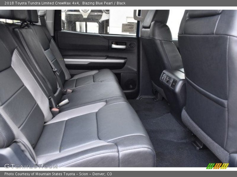 Blazing Blue Pearl / Black 2018 Toyota Tundra Limited CrewMax 4x4