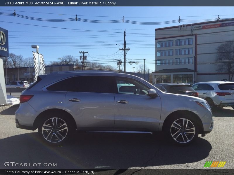Lunar Silver Metallic / Ebony 2018 Acura MDX Advance SH-AWD