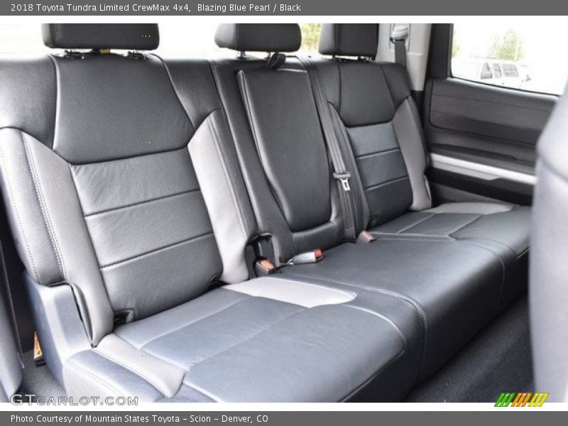Blazing Blue Pearl / Black 2018 Toyota Tundra Limited CrewMax 4x4