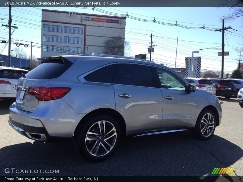 Lunar Silver Metallic / Ebony 2018 Acura MDX Advance SH-AWD