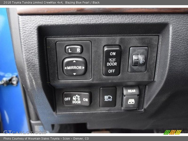 Blazing Blue Pearl / Black 2018 Toyota Tundra Limited CrewMax 4x4