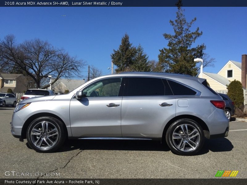 Lunar Silver Metallic / Ebony 2018 Acura MDX Advance SH-AWD
