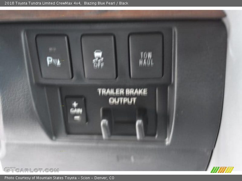 Blazing Blue Pearl / Black 2018 Toyota Tundra Limited CrewMax 4x4