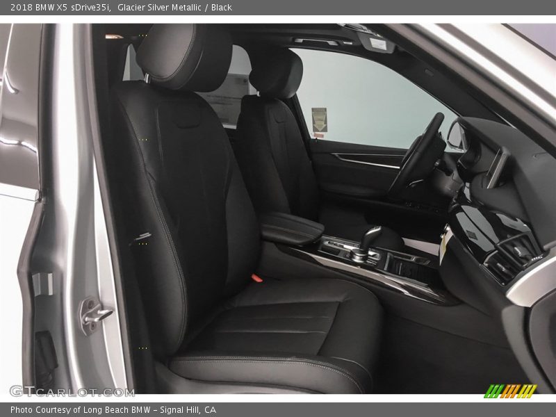 Glacier Silver Metallic / Black 2018 BMW X5 sDrive35i