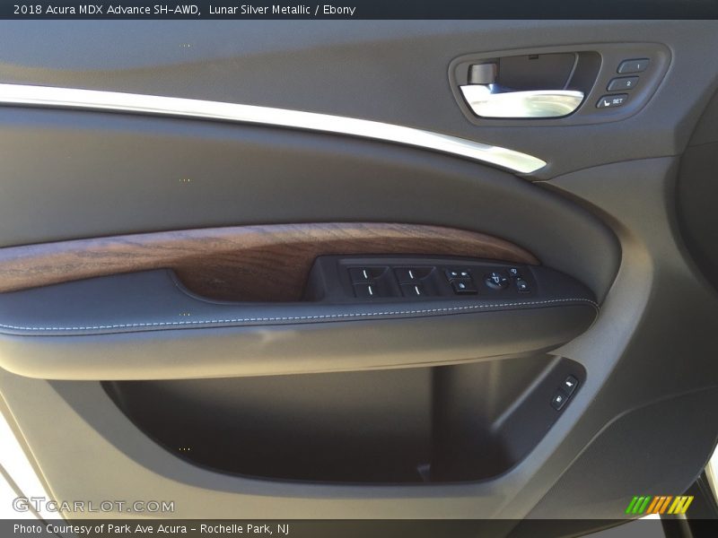 Lunar Silver Metallic / Ebony 2018 Acura MDX Advance SH-AWD