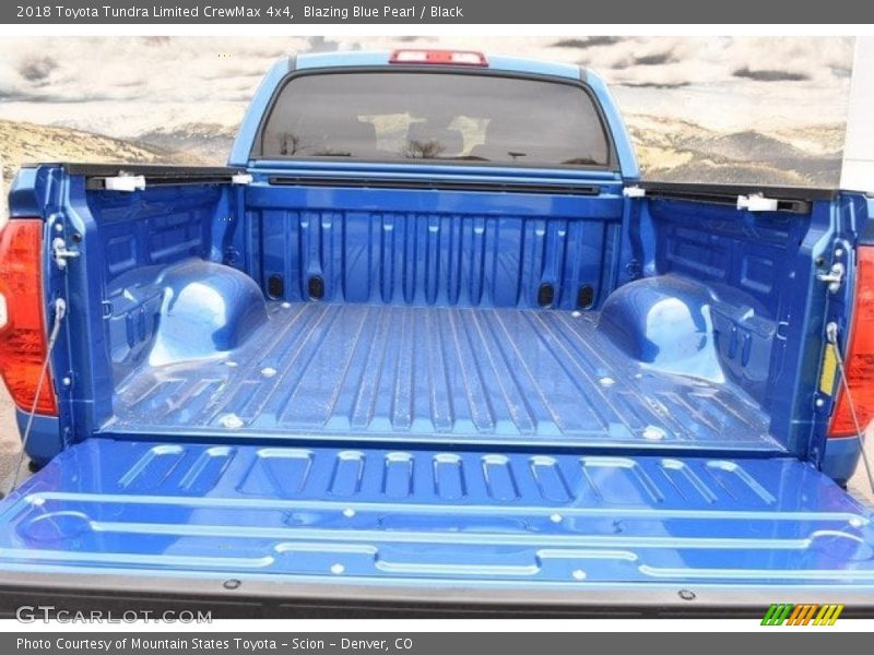 Blazing Blue Pearl / Black 2018 Toyota Tundra Limited CrewMax 4x4