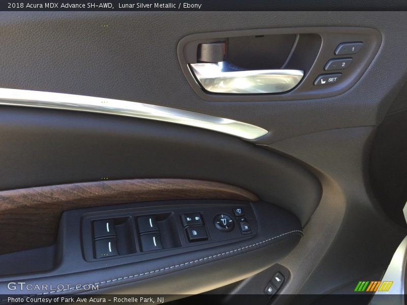Lunar Silver Metallic / Ebony 2018 Acura MDX Advance SH-AWD