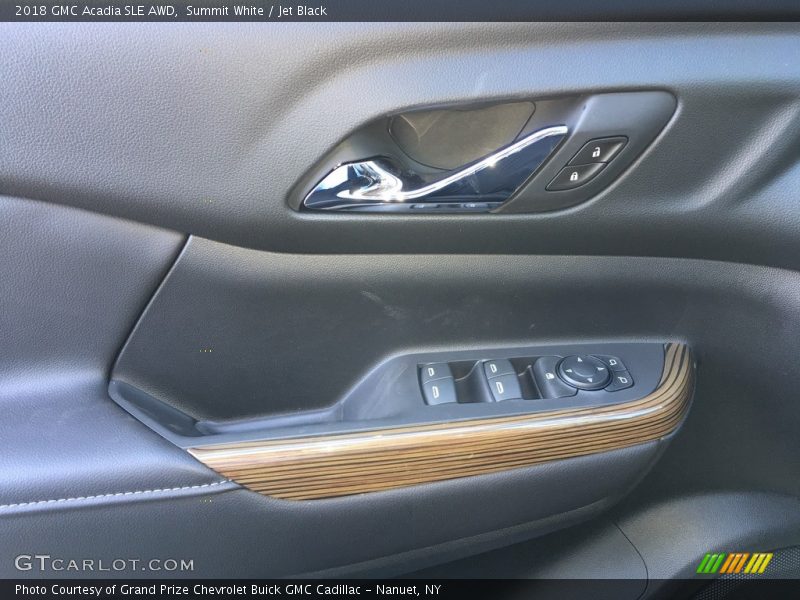 Summit White / Jet Black 2018 GMC Acadia SLE AWD