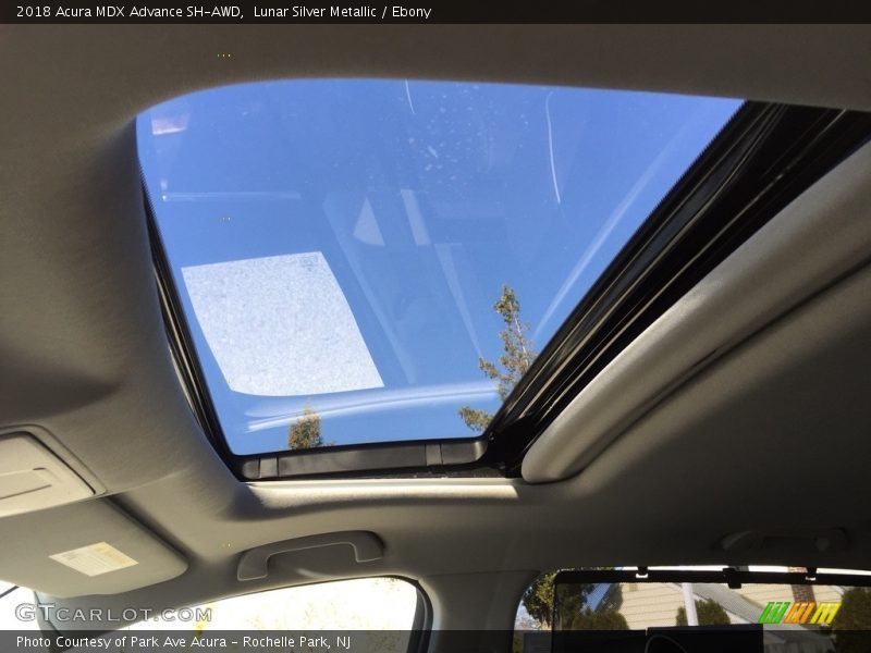 Lunar Silver Metallic / Ebony 2018 Acura MDX Advance SH-AWD