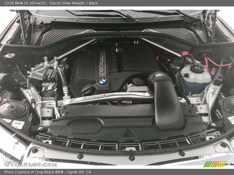 Glacier Silver Metallic / Black 2018 BMW X5 sDrive35i