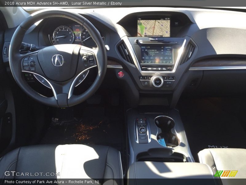 Lunar Silver Metallic / Ebony 2018 Acura MDX Advance SH-AWD