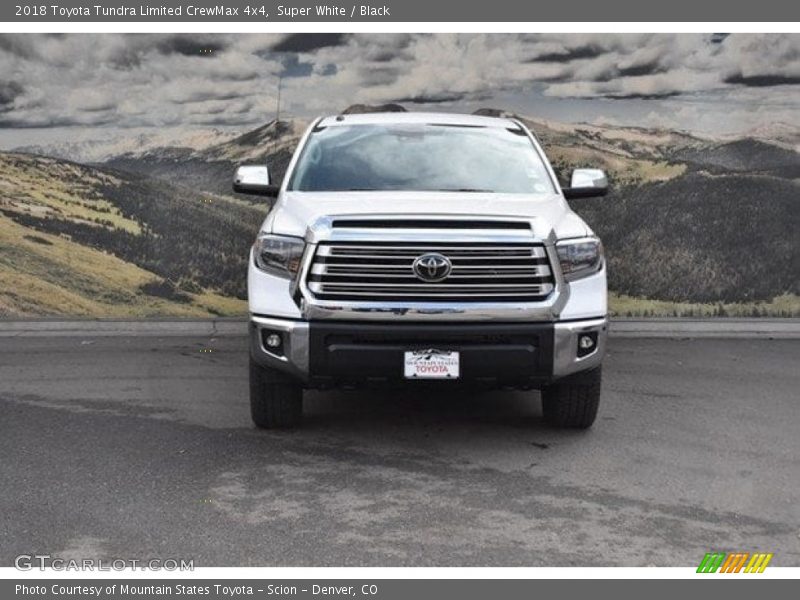 Super White / Black 2018 Toyota Tundra Limited CrewMax 4x4