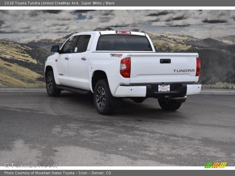 Super White / Black 2018 Toyota Tundra Limited CrewMax 4x4