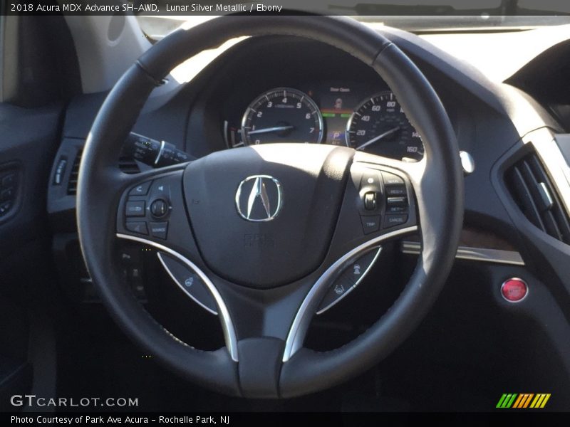 Lunar Silver Metallic / Ebony 2018 Acura MDX Advance SH-AWD