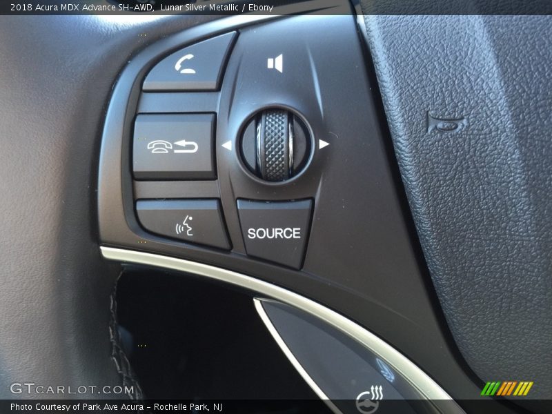 Controls of 2018 MDX Advance SH-AWD