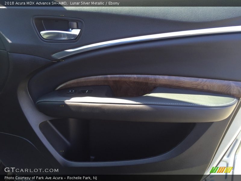 Lunar Silver Metallic / Ebony 2018 Acura MDX Advance SH-AWD