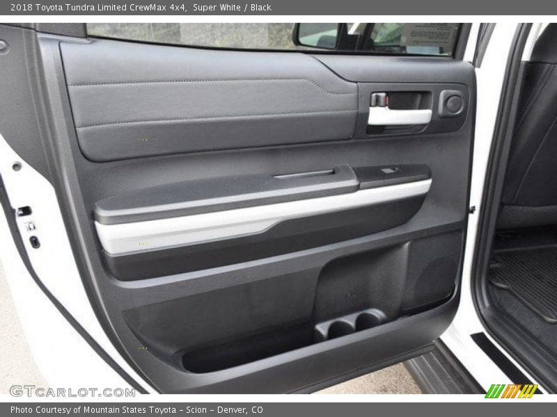 Super White / Black 2018 Toyota Tundra Limited CrewMax 4x4