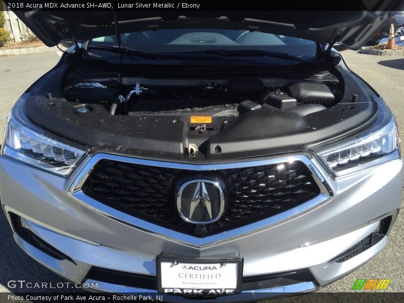 Lunar Silver Metallic / Ebony 2018 Acura MDX Advance SH-AWD