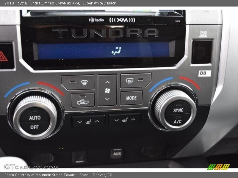 Super White / Black 2018 Toyota Tundra Limited CrewMax 4x4