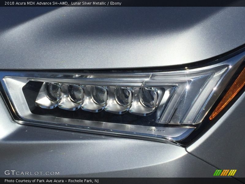 Lunar Silver Metallic / Ebony 2018 Acura MDX Advance SH-AWD