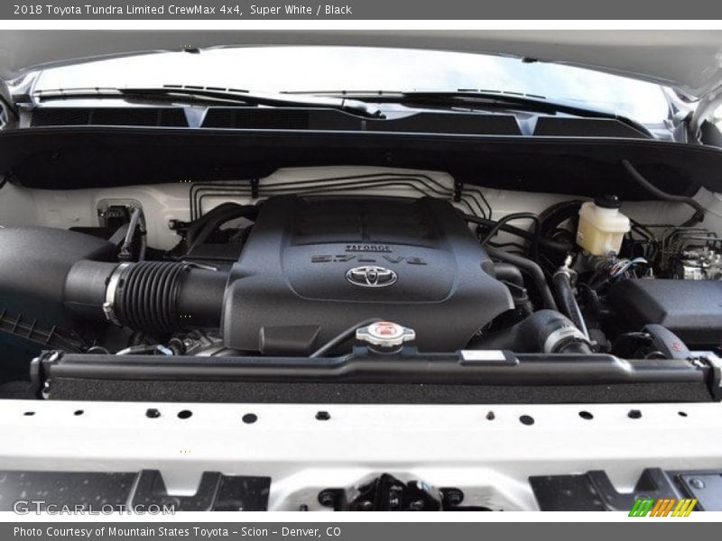 Super White / Black 2018 Toyota Tundra Limited CrewMax 4x4