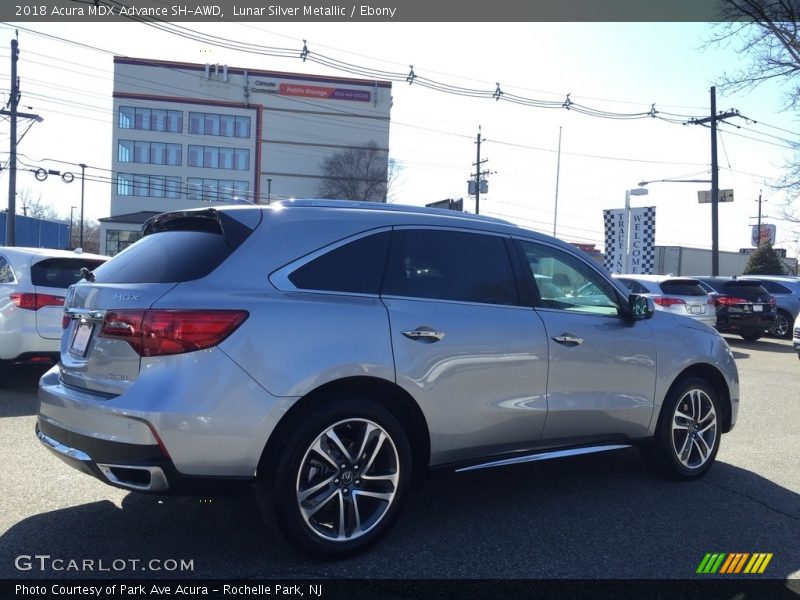 Lunar Silver Metallic / Ebony 2018 Acura MDX Advance SH-AWD