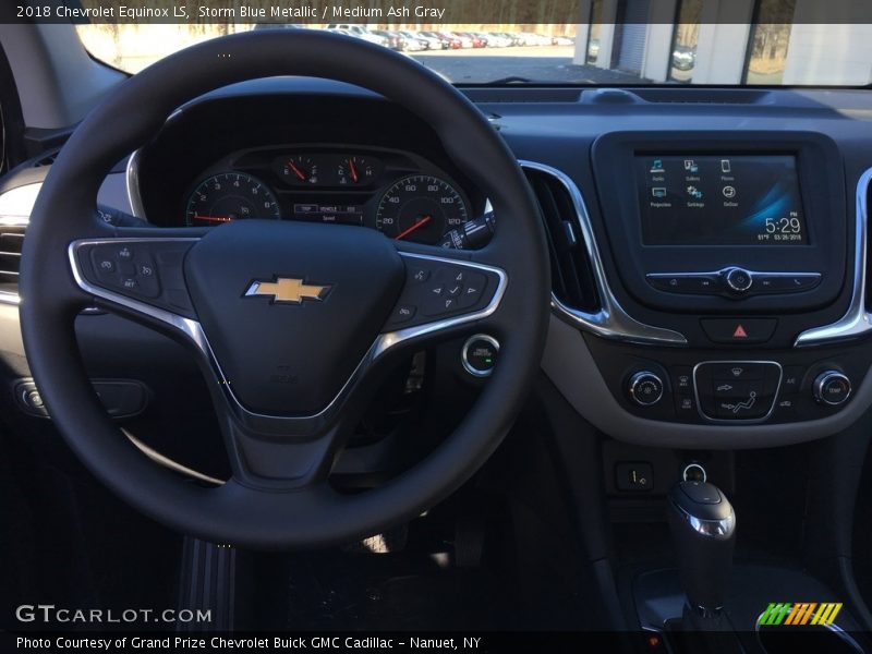 Storm Blue Metallic / Medium Ash Gray 2018 Chevrolet Equinox LS