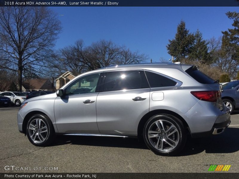 Lunar Silver Metallic / Ebony 2018 Acura MDX Advance SH-AWD