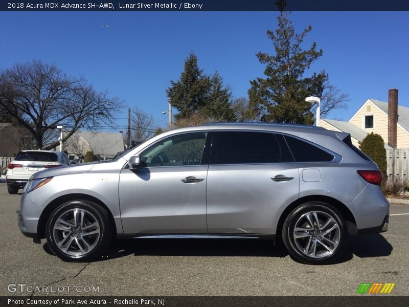 Lunar Silver Metallic / Ebony 2018 Acura MDX Advance SH-AWD