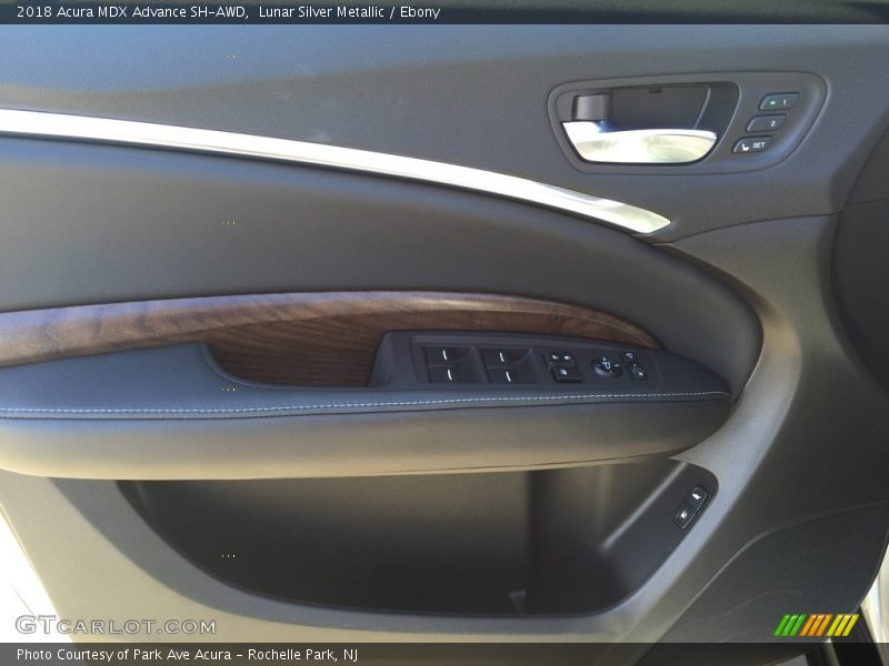 Lunar Silver Metallic / Ebony 2018 Acura MDX Advance SH-AWD