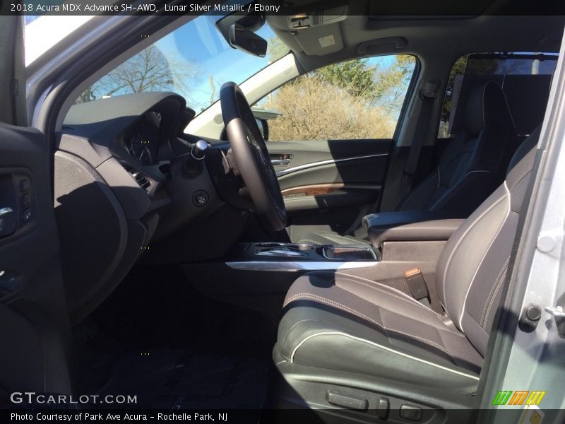 Lunar Silver Metallic / Ebony 2018 Acura MDX Advance SH-AWD