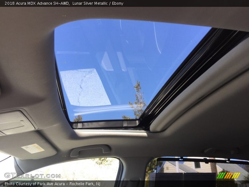 Lunar Silver Metallic / Ebony 2018 Acura MDX Advance SH-AWD