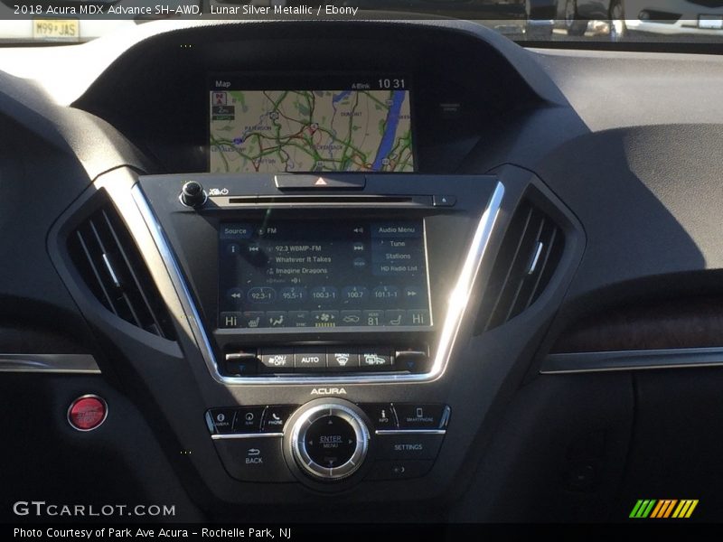 Lunar Silver Metallic / Ebony 2018 Acura MDX Advance SH-AWD
