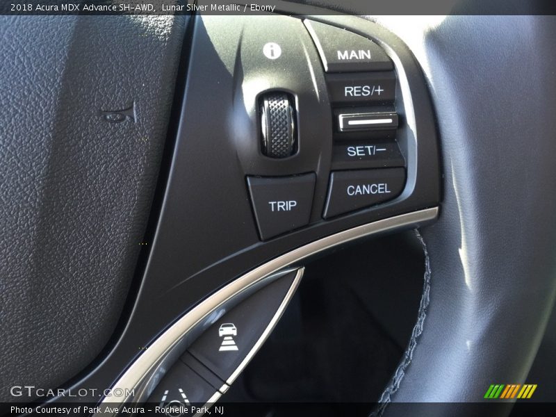 Lunar Silver Metallic / Ebony 2018 Acura MDX Advance SH-AWD