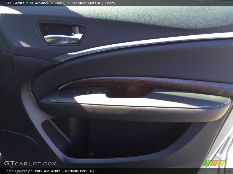 Lunar Silver Metallic / Ebony 2018 Acura MDX Advance SH-AWD