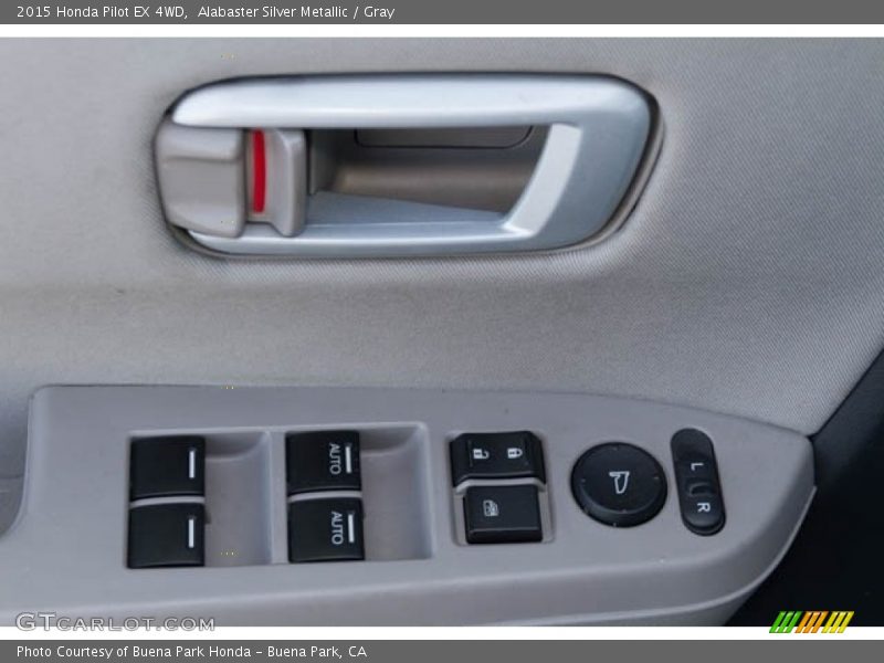 Alabaster Silver Metallic / Gray 2015 Honda Pilot EX 4WD