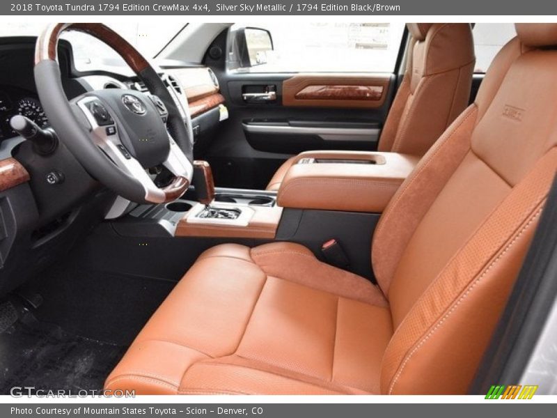 Silver Sky Metallic / 1794 Edition Black/Brown 2018 Toyota Tundra 1794 Edition CrewMax 4x4