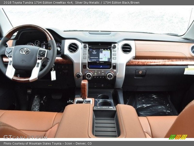 Silver Sky Metallic / 1794 Edition Black/Brown 2018 Toyota Tundra 1794 Edition CrewMax 4x4